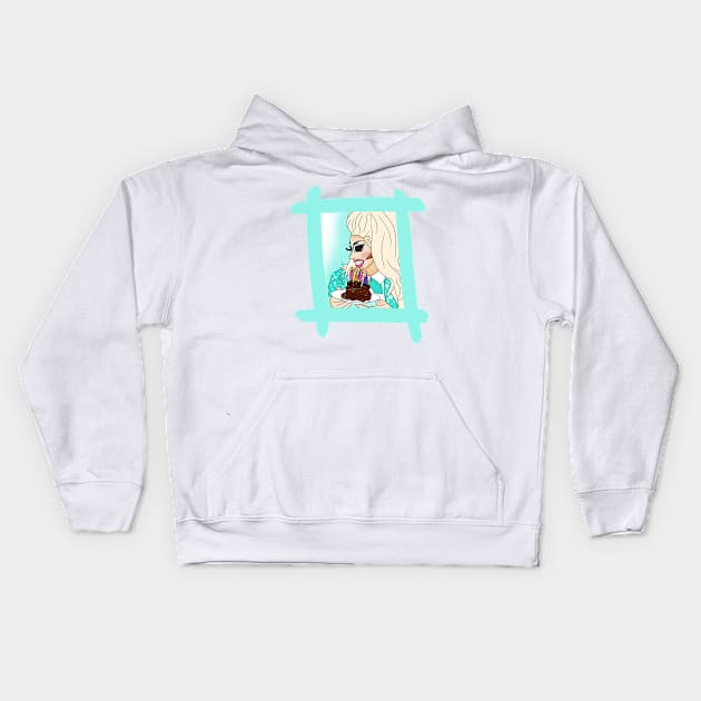 Trixie Mattel Kids Hoodie by doctorbihcraft